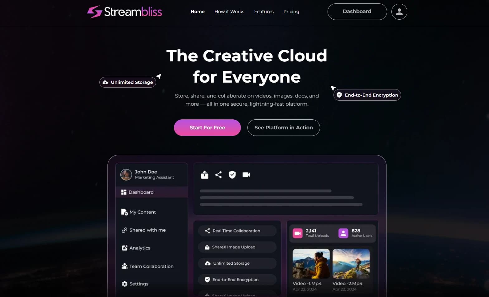 Streambliss preview