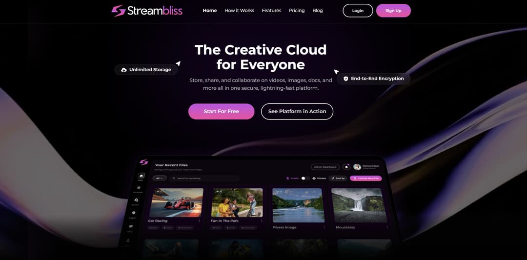 StreamBliss: The Gaming Cloud Share Built for Streamers and Creators